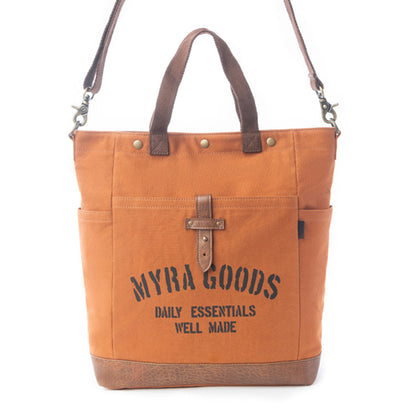 Myra Goods Redwood Tote Bag in Mocha Brown