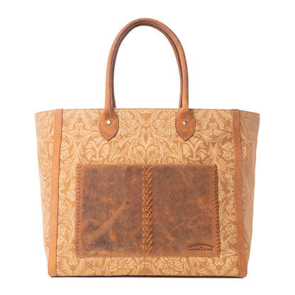 Yellowstone Chief Weekender Bag with Pockets in Amber