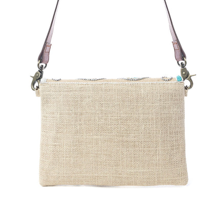 Myra Desert Phoenix Crossbody Bag in Aqua Jewel
