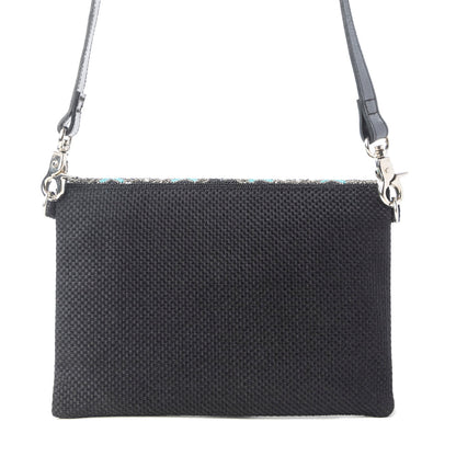 Myra Sahara Sky Crossbody Bag in Frosted Black
