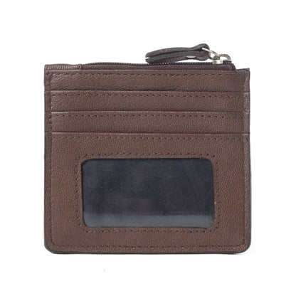 Myra Briar Creek Handtooled Leather Credit Card Holder in Toasted Honey
