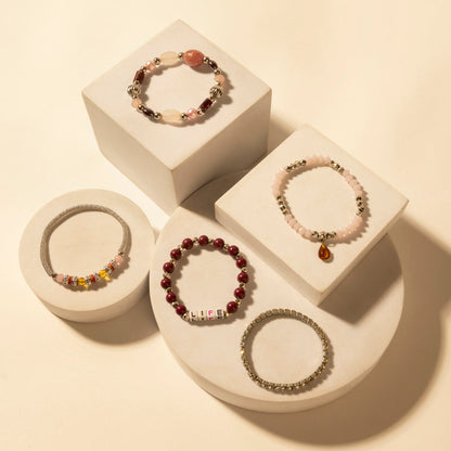 Myra Wild Soul Charm Bracelet in Desert Blush