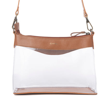 Myra Rodeo Frontier Clear Bag in Bridle Biscuit