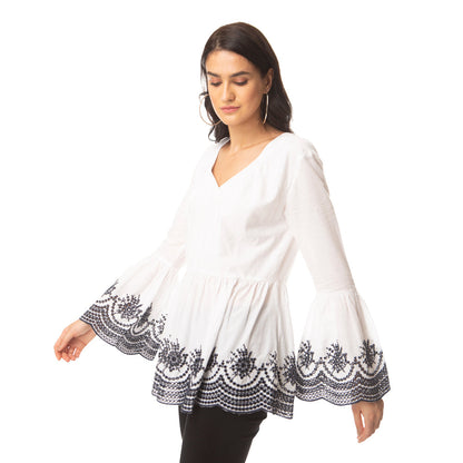 Elegant Embroidered Top