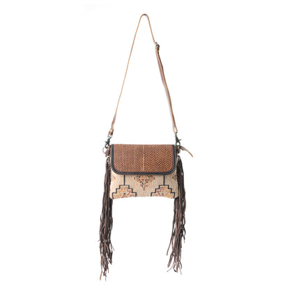 Sandy Rosewood Hand-Tooled Bag