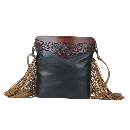 Blue moon Hand-Tooled Bag