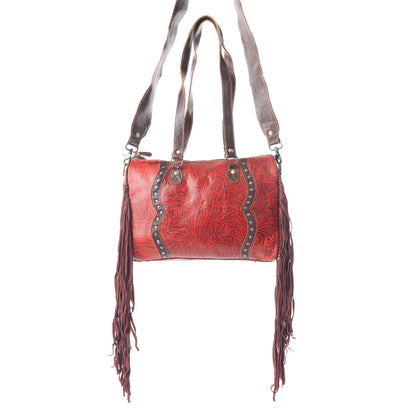 Candy Frills Leather & Hairon Bag