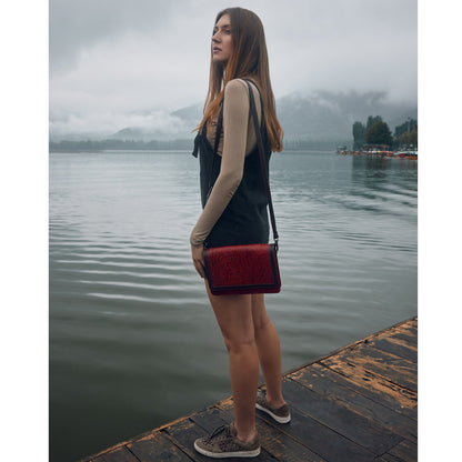 MUON LEATHER & HAIRON BAG