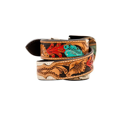 Cummerband Hand-Tooled Concho Women's Belt