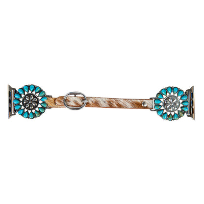Summer Winds Hair-On Hide Watch Band