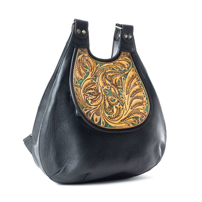 Minah Vista Hand-Tooled Bag