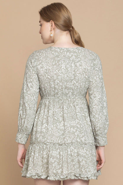 Bohera Fiona Lynne Full Sleeve Baby Doll Dress