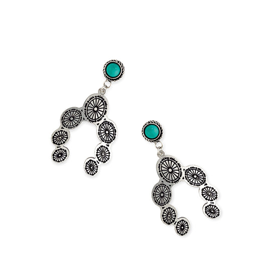 Horseshoe Concho Earrings