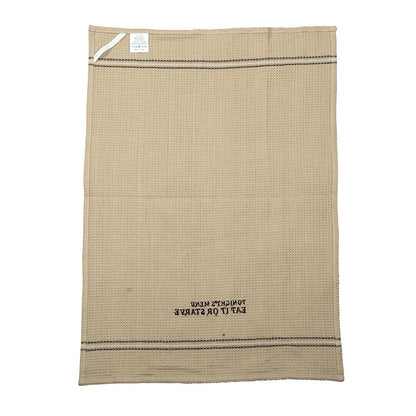 EAT IT OR STARVE DISH TOWEL  '' SET OF 2 ''