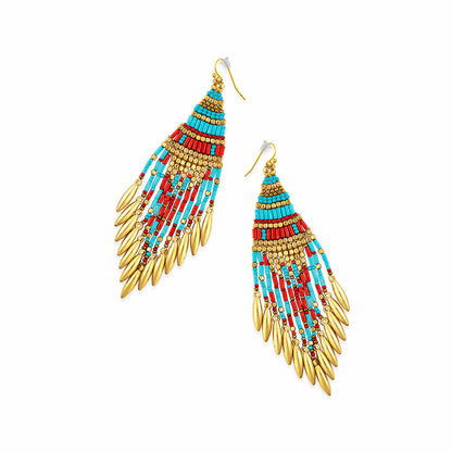 Dream Flow Beaded Earrings