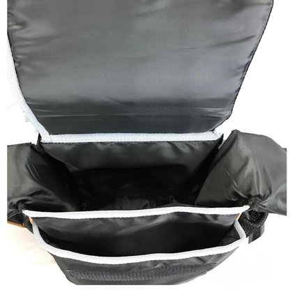 Tahoe Padded Triple Layer 1200D Nylon Saddle Bags For Trail Riding 1 Year Warranty With 2 Pockets For Water Bottles