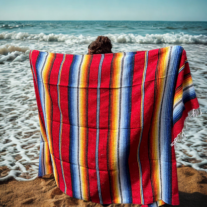 Desert Flame Baja Blanket