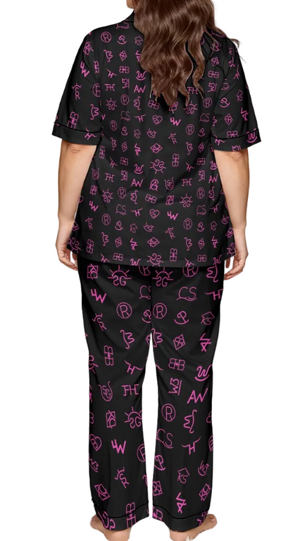 Neon Spur Brand Babe 2 Piece Pajamas Pants Set