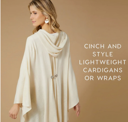 Embrace Clip On Fashion Fastener by Coco & Carmen