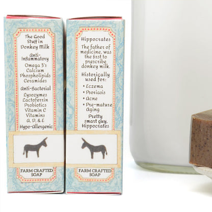 Donkey Milk Soap, Exfoliating Spiced Coffee 4.5 oz