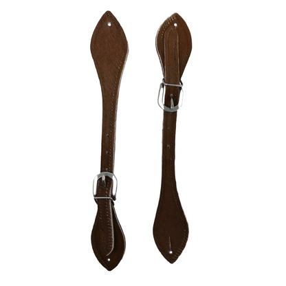 Tahoe Animal Print Hair-On Western Spur Straps for Daily Use for Horse Riding Pair 4 Designs to Choose From
