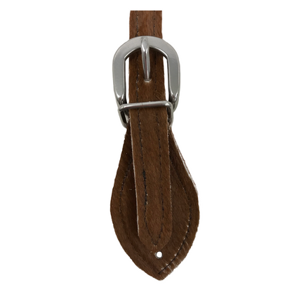Tahoe Animal Print Hair-On Western Spur Straps for Daily Use for Horse Riding Pair 4 Designs to Choose From