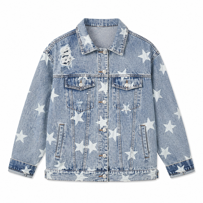 Washed Star Denim Jacket