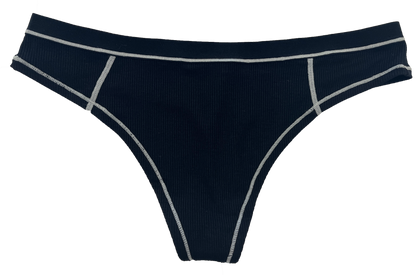 Modal Thong with Contrast Stitch, XS-2X