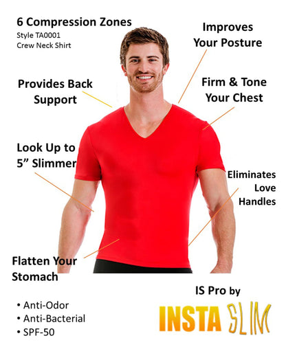 Insta Slim Activewear Compression Crew Neck TA0001