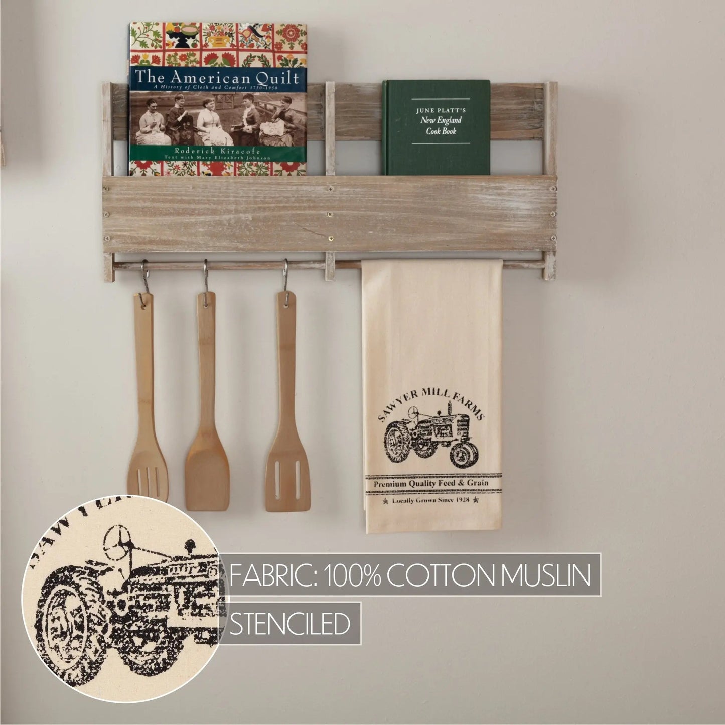 SAWYER MILL TRACTOR TEA TOWEL