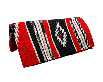 Handwoven Navajo-Inspired Acrylic Western Horse Saddle Blanket – 32" x 64", Southwest Aztec Design, Decorative, Great for Riding, Display, or Home Decor