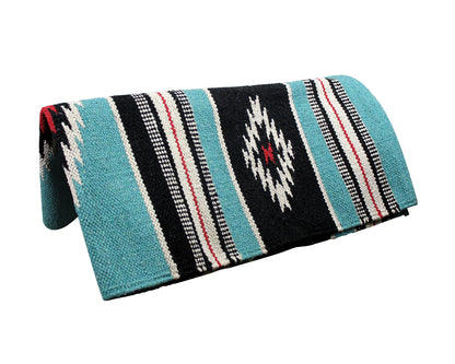 Handwoven Navajo-Inspired Acrylic Western Horse Saddle Blanket – 32" x 64", Southwest Aztec Design, Decorative, Great for Riding, Display, or Home Decor