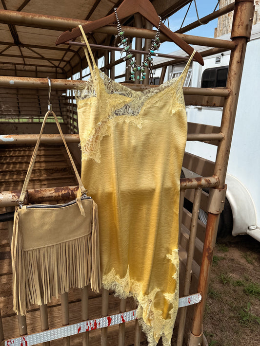 The Bliss Dress in Butter