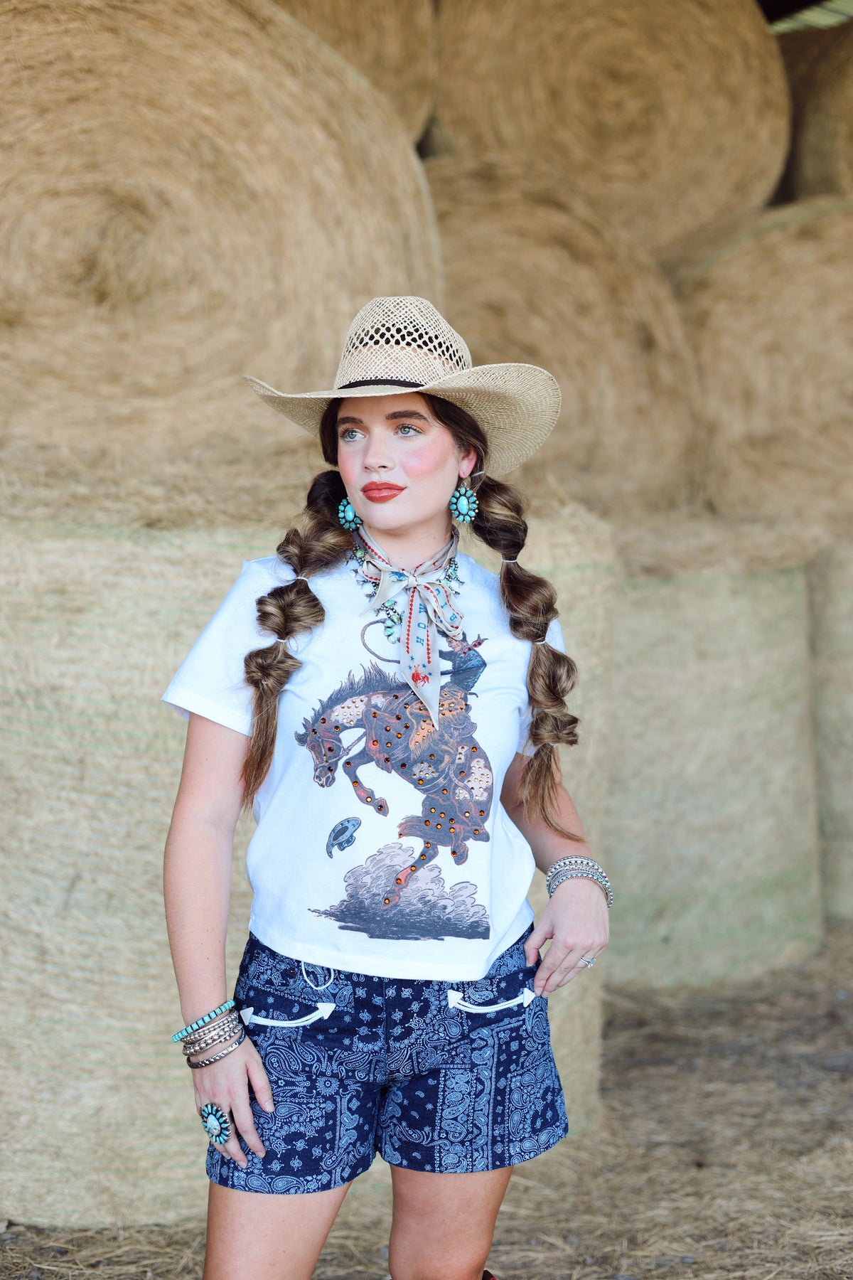 The Rhinestone Bronc T-Shirt