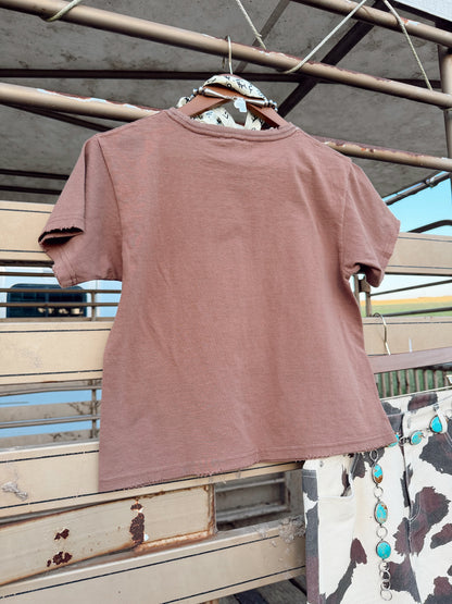 The Bodacious T-Shirt in Brown PREORDER