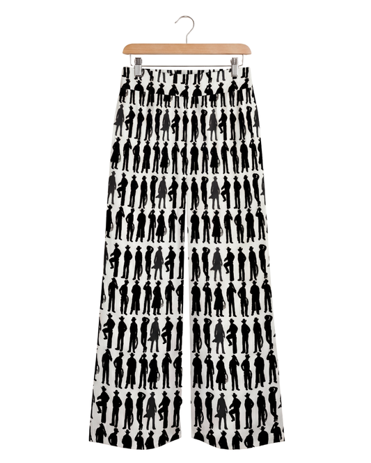 Baha Ranch I'm Your Huckleberry High Waisted Wide Leg Pants