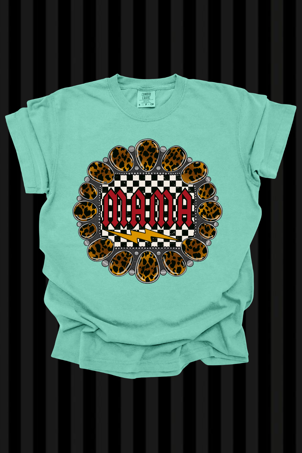 Mama x Leopard Graphic Tee