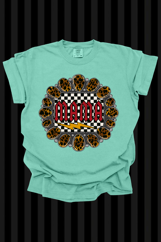 Mama x Leopard Graphic Tee