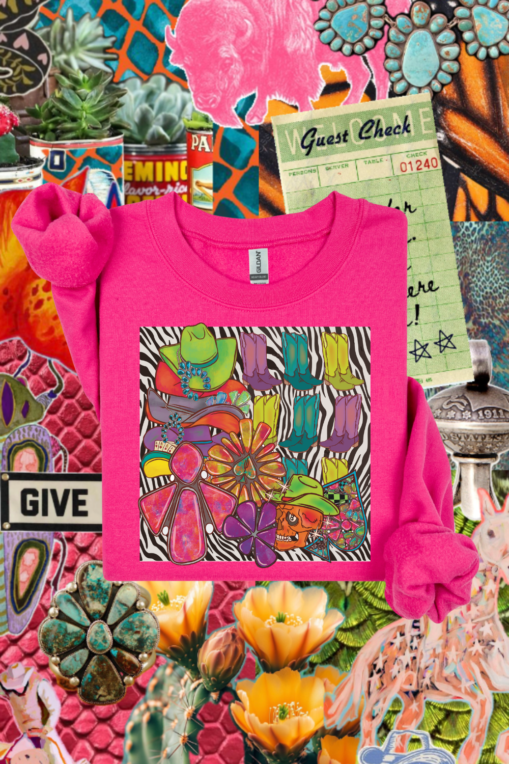 Funky Patchwork Sweatshirt