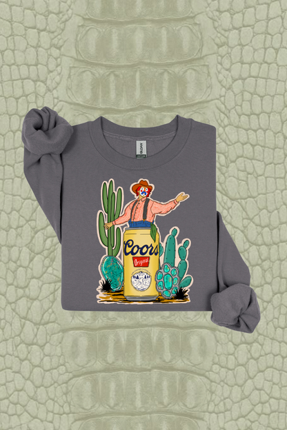 Coors Rodeo Clown Sweatshirt