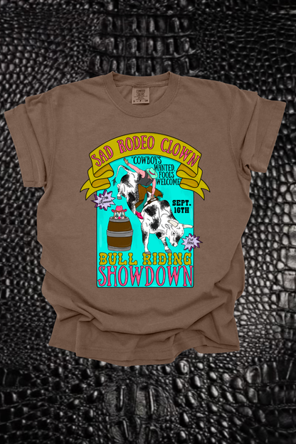 Sad Rodeo Clown Graphic Tee