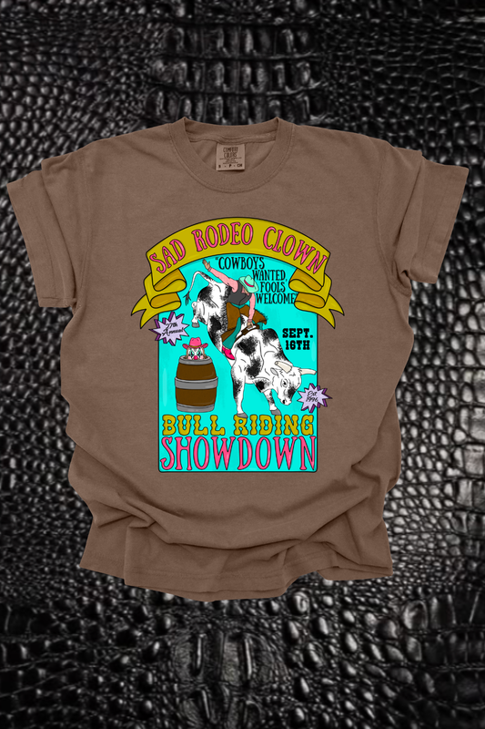 Sad Rodeo Clown Graphic Tee