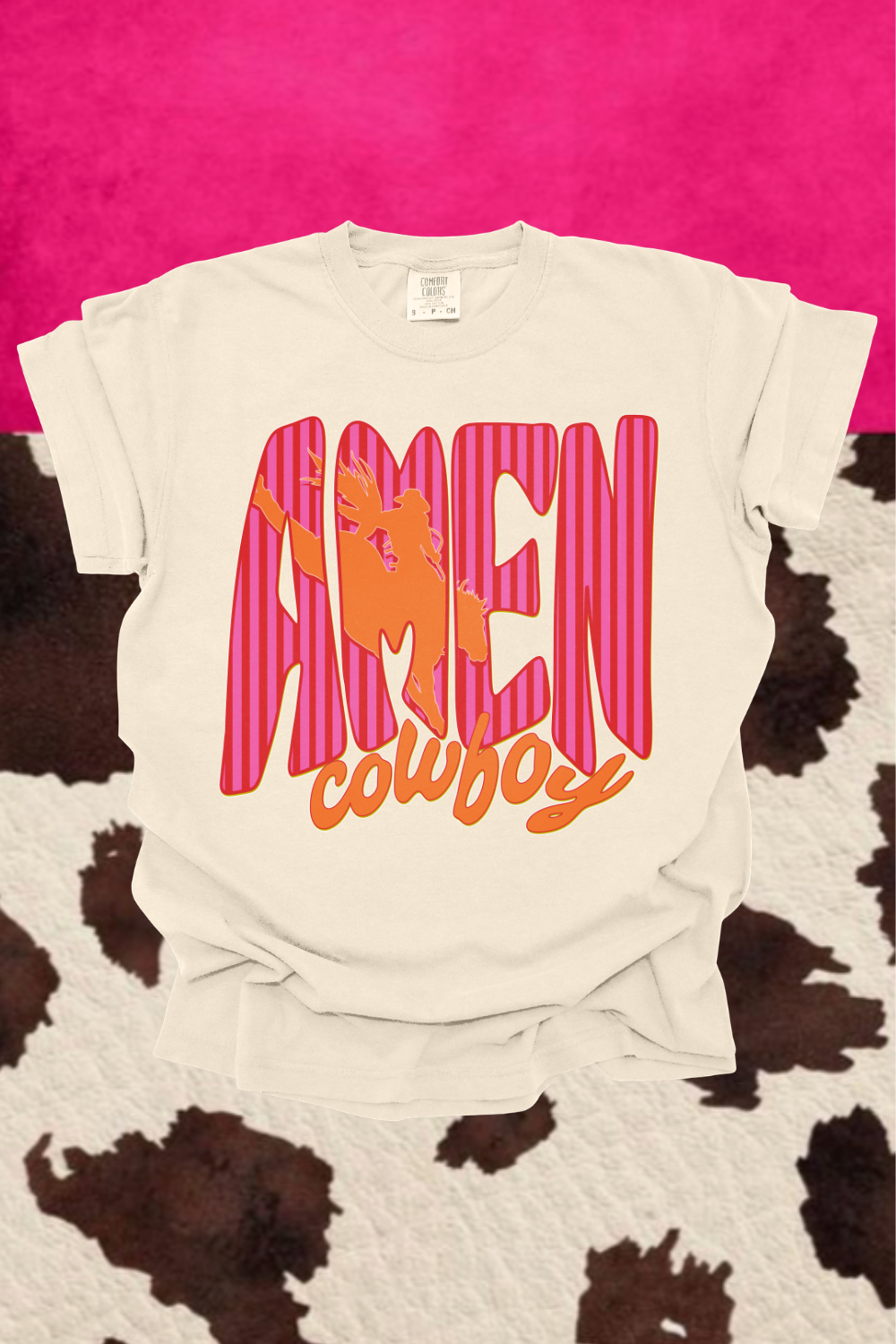 Groovy Amen Cowboy Graphic Tee