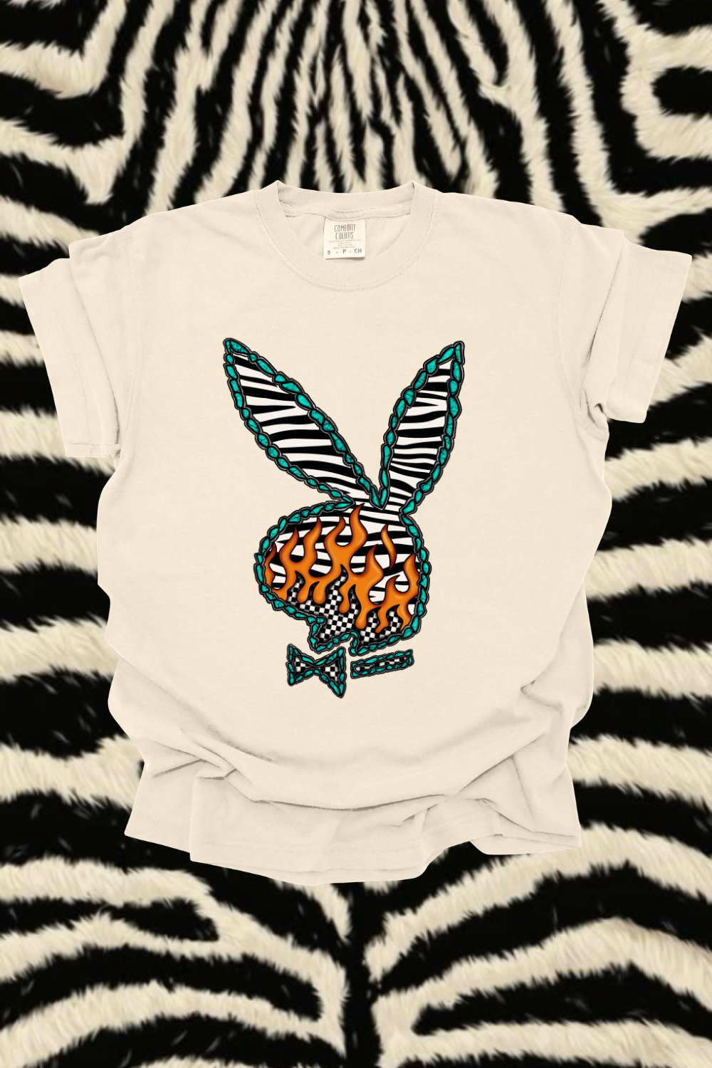 Zebra PB Bunny Graphic Tee