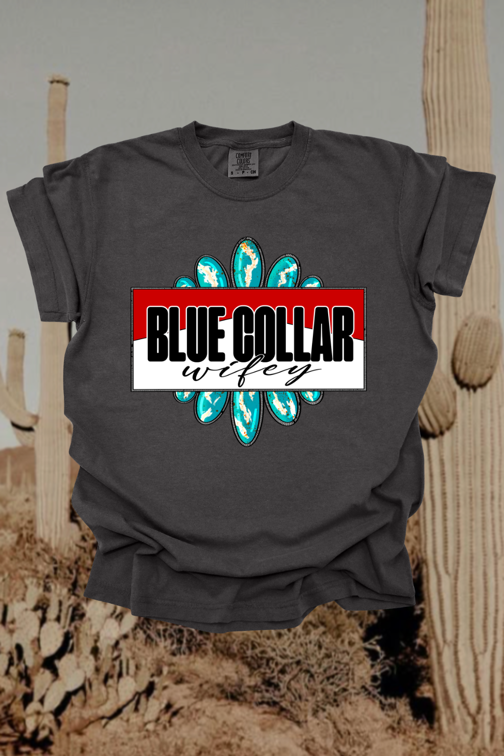 Blue Collar Wifey Graphic Tee