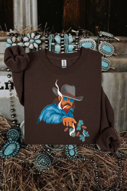 Turquoise Slinger Sweatshirt