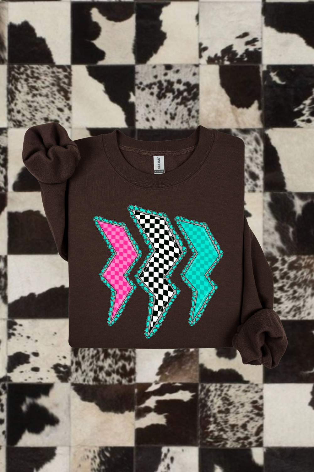 Checkered Lightning Sweatshirt