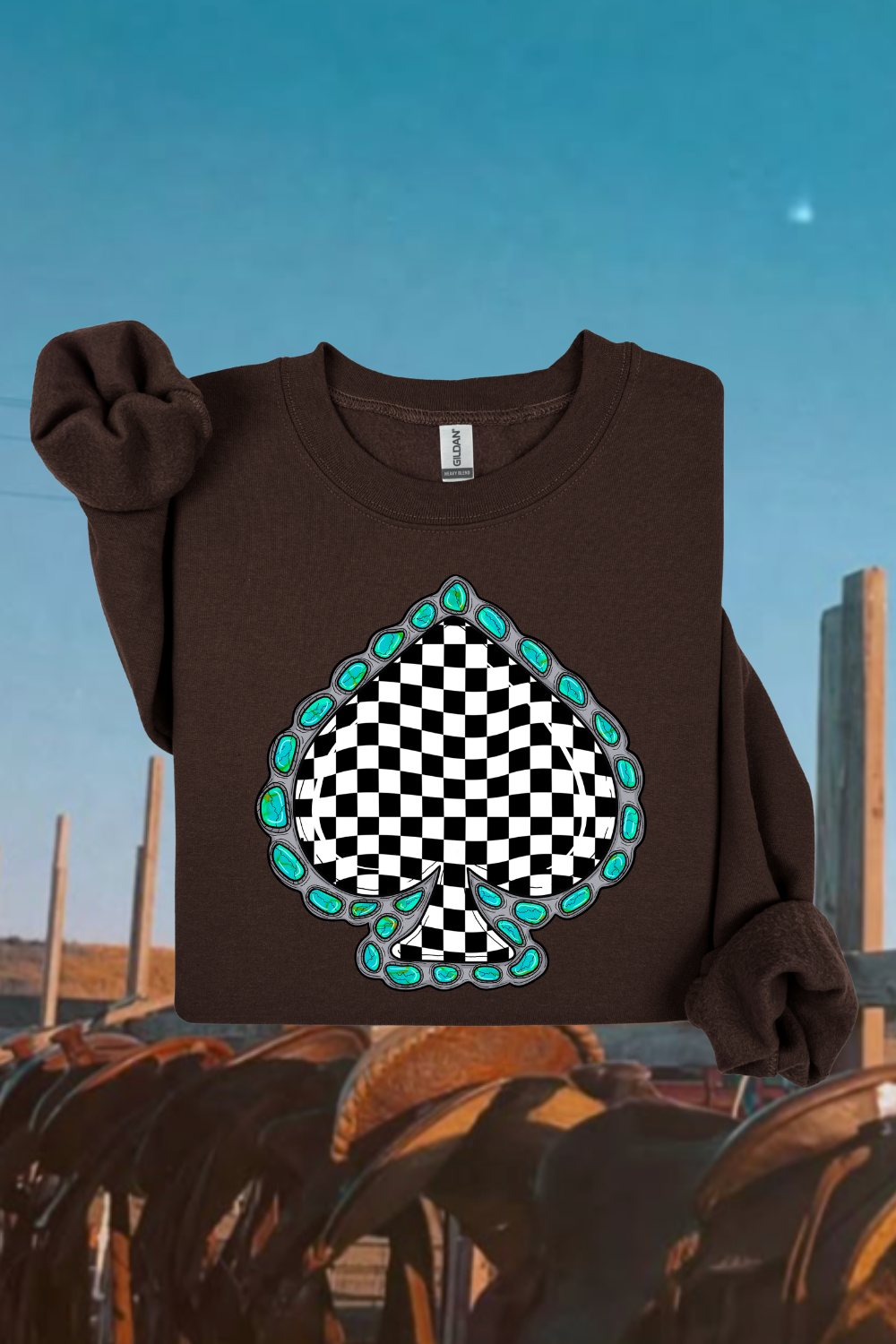 B&W Spade Sweatshirt