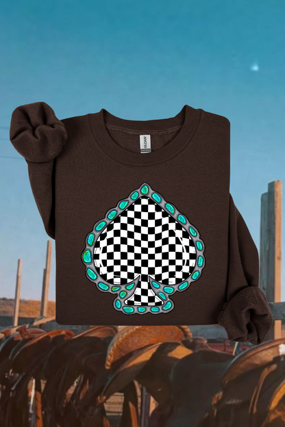 B&W Spade Sweatshirt