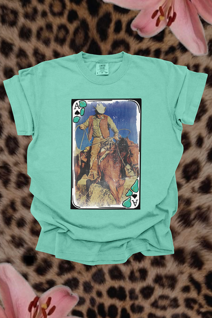 Cowboy Card Graphic Tee